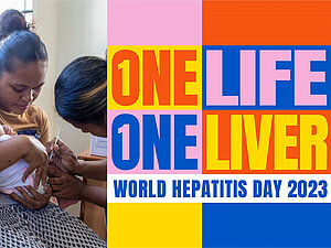 Kampagne zum Welt-Hepatitis-Tag 2023